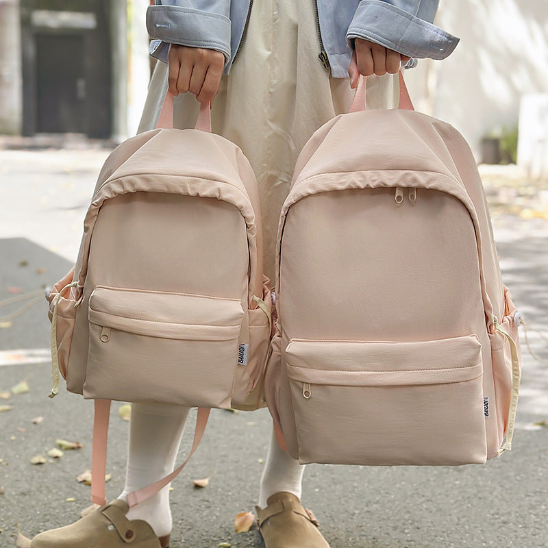 New minimalist casual backpack - japanese style, perfect for high school and college students, commuting, lightweight, and fits a laptop