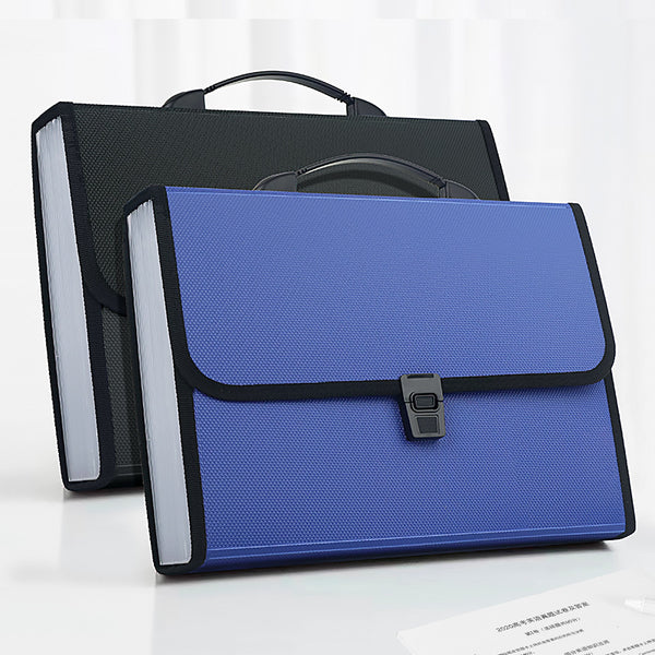 Business A4 Portable Organ Bag Large Capacity Multi-layer Test Paper Folder Storage Book Office Affairs Package Folder Classification