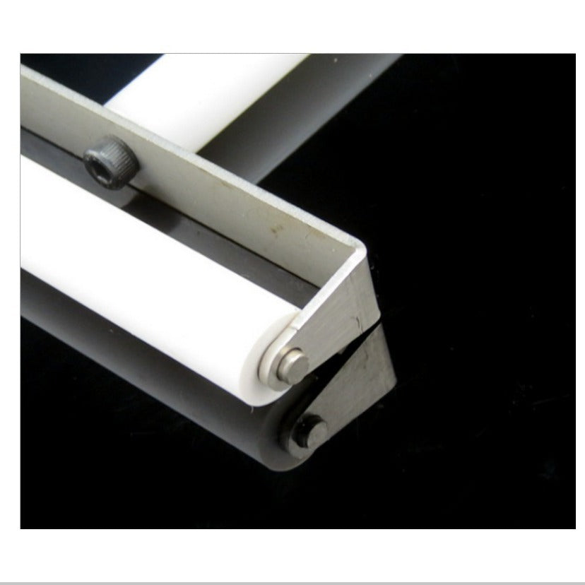 Blue imported patch roller, stainless steel push wheel, mobile phone film tool, soft silicone manual roller