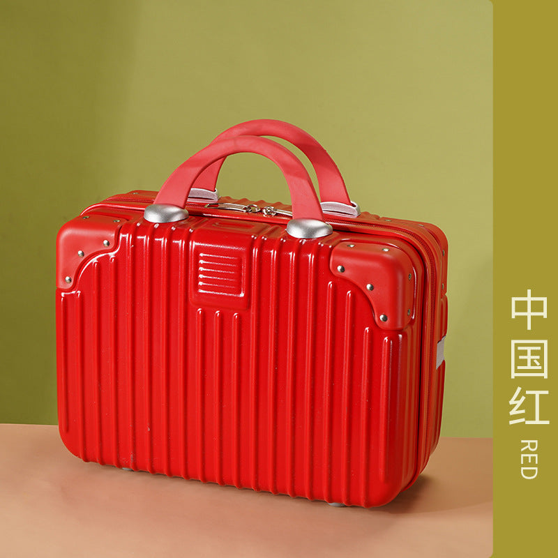 14 inch portable cosmetic case creative gift box holiday souvenir packing box suitcase mini small storage box