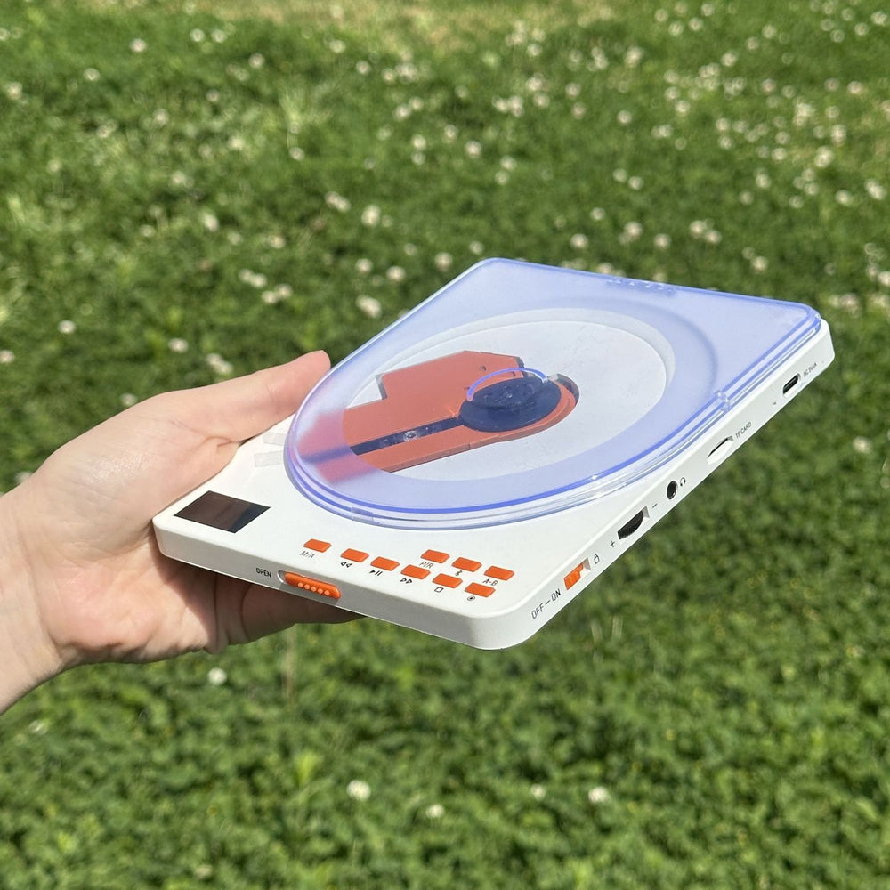 2025 new cd player - portable, trendy "ins" style, english learning device, repeater, album music player - perfect gift