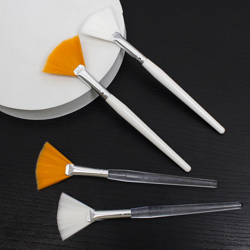 Beauty tools fan-shaped brush fruit acid brush makeup brush beauty mask brush modification essence brush single bag wholesale