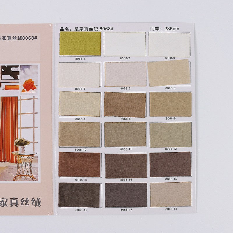 French retro olive green blackout curtains for living room and bedroom, velvet fabric, thickened curtain fabric, shaoxing curtain wholesale