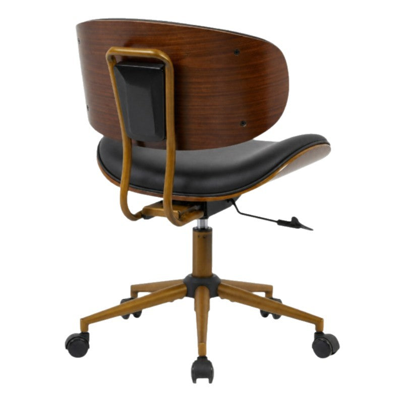 export solid wood office chair, home computer chair, comfortable for long hours, adjustable height, business office staff chair wholesale