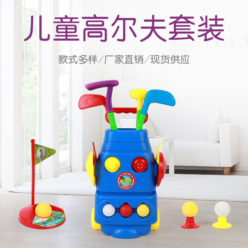 children's golf toy set - interactive games for kindergarten, outdoor sports & ball games for boys
