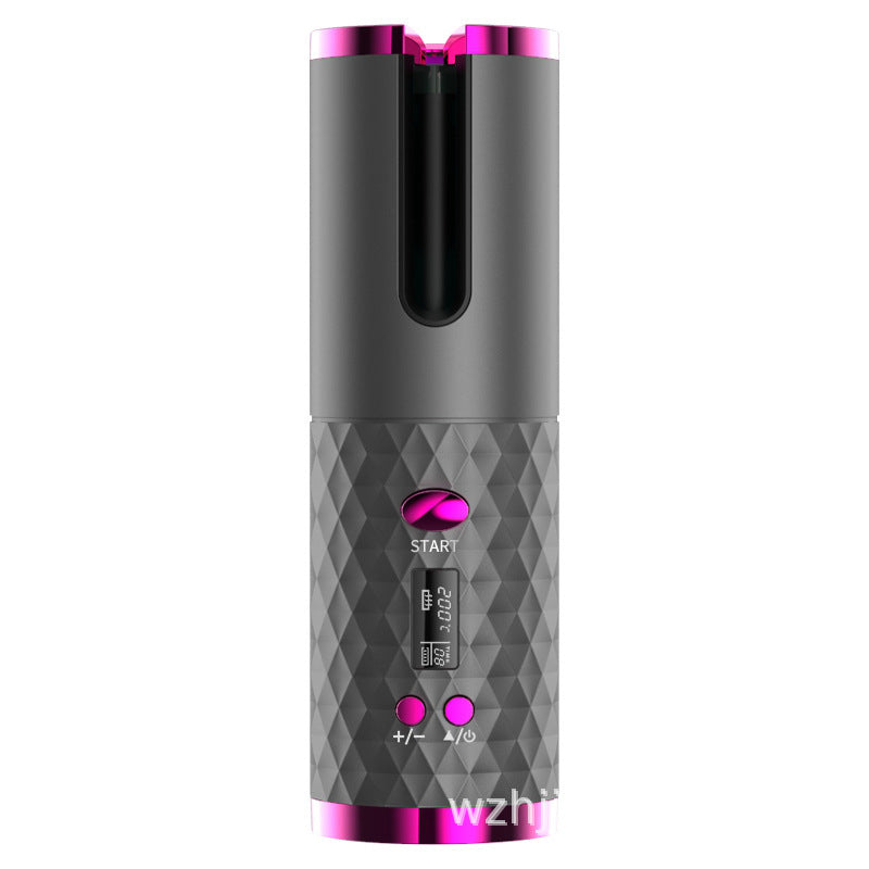 Cross-border, portable usb charging automatic curling iron multi-function intelligent wireless LCD lazy curling iron manufacturer