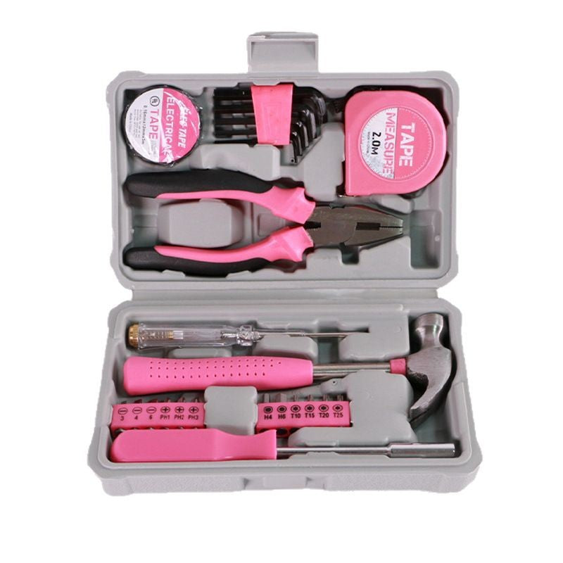 Cross-border popular household hand tool set household multi-functional combination toolbox set car maintenance tool