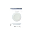 Ceramic white 8inch deep plate 10 pack bone china underglaze color vegetable plate for home round plate rice plate soup plate deep vegetable plate