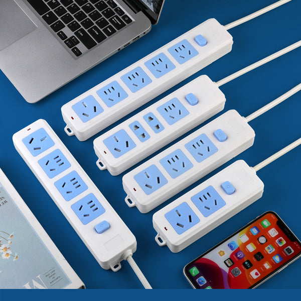 Pure copper socket 10A to 16A air conditioner socket with switch high power bold power cord water heater wireless power strip