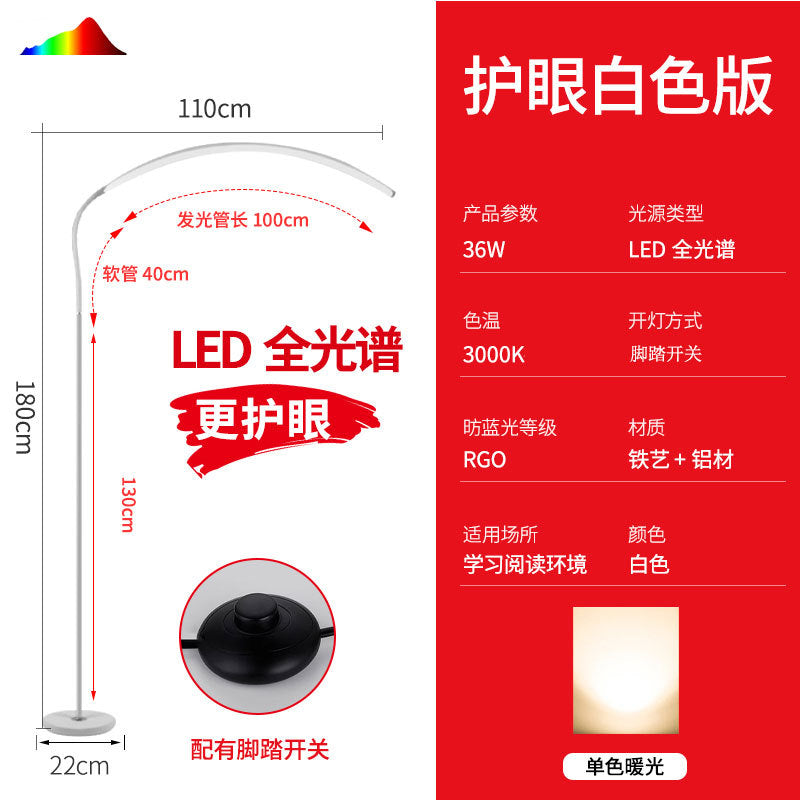 Piano light - led eye protection lamp for piano practice, living room, bedroom reading, floor lamp, desk lamp - full spectrum study light