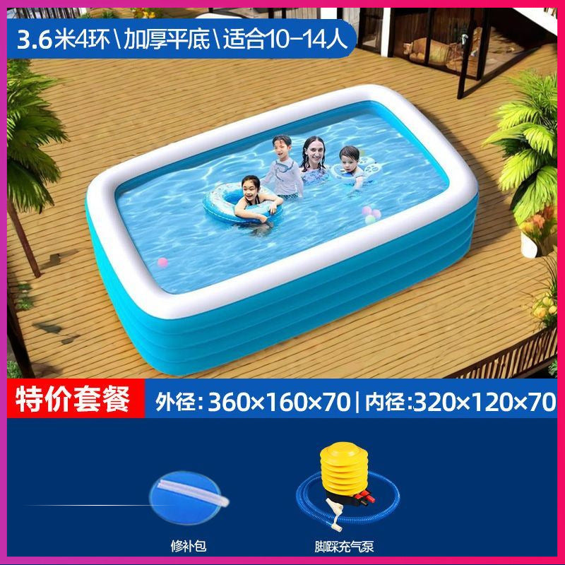 Inflatable swimming pool baby kids indoor swimming pool for home large foldable swimming pool outdoor water pool