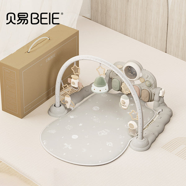 Beiyi astronaut fitness rack pedal piano baby toy newborn baby gift baby puzzle baby coaxing artifact