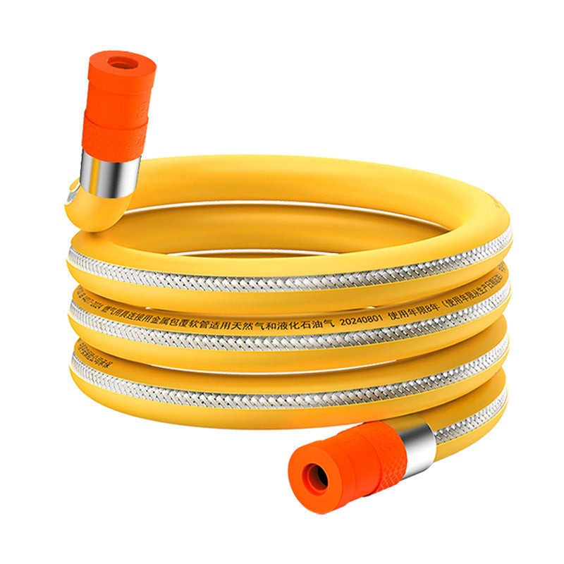 One piece of explosion-proof gas pipe, liquefied gas hose, gas pipe metal medium and high pressure connecting pipe, universal new national standard
