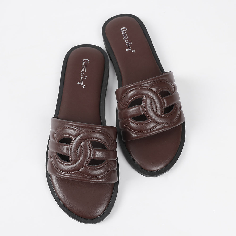 pig nose outdoor wear cut outflats slippers women's summer plaid sandals half slippers new arrival
