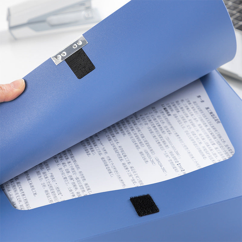 Deli 5683 file box A4 plastic file box 55mm office storage box data box stationery wholesale