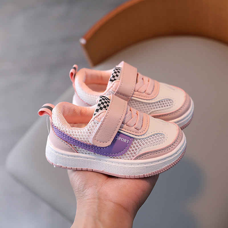 Kids' athletic shoes - spring/summer collection: boys' sneakers, girls' soft-soled breathable mesh shoes for infants and toddlers (ages 1-6)