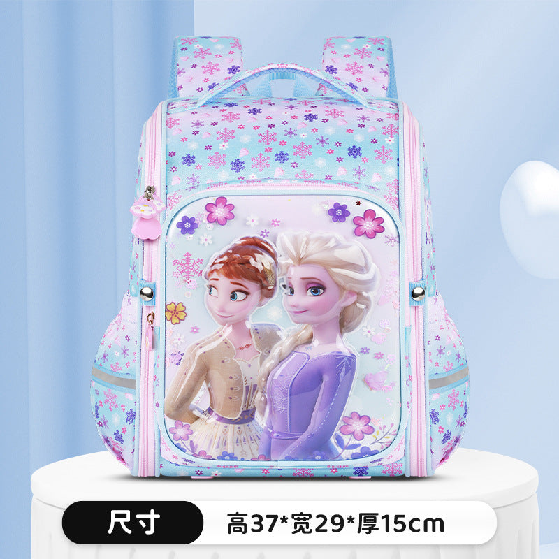 New arrival primary school student schoolbag for men and women all-in-one double-layer hard shell spine protection and burden reduction schoolbag
