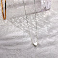 2024 amazon foreign trade new product minimalist inflatable heart pendant necklace - versatile commute style jewelry for women