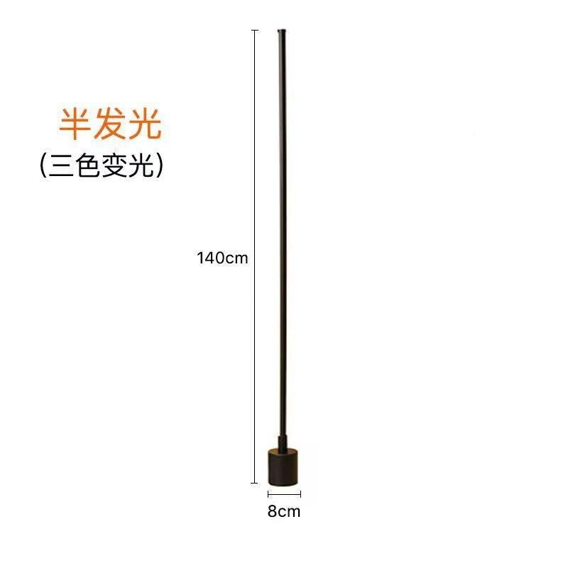 Nordic floor lamp led living room sofa corner floor lamp minimalist linear bedroom bedside lamp ambient lighting fixture