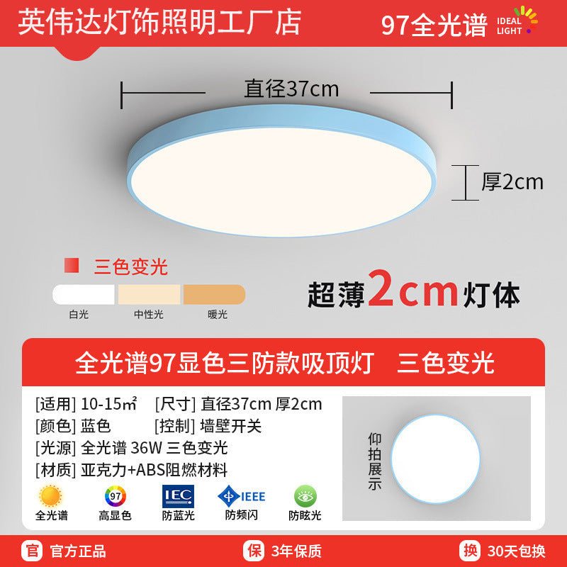 Macaron 1ed ceiling lamp kitchen balcony entrance door entrance lamp corridor aisle round modern casual lamp