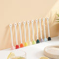 Amazon macaron color ceramic stirring stick classy high temperature resistant juice coffee stirring underglaze color coffee spoon