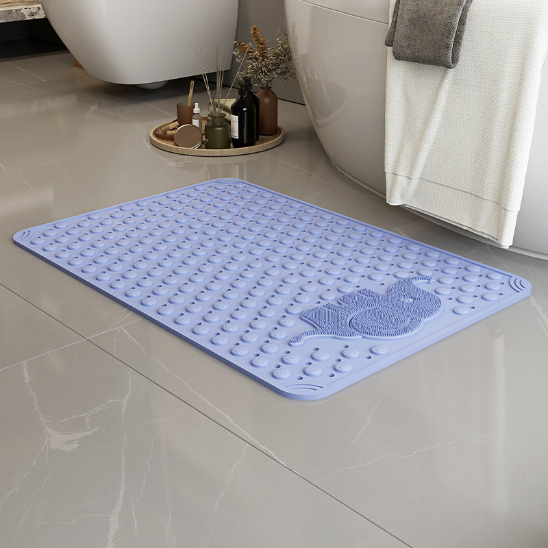 Bathroom non-slip mat, shower house children's anti-drop foot mat, bathroom bath mat, environmentally friendly PVC massage floor mat