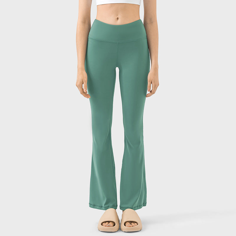 Millennial new slimming booty-lifting flare yoga pants - high-stretch, barely-there feel, versatile fashionable workout leggings for women dl204