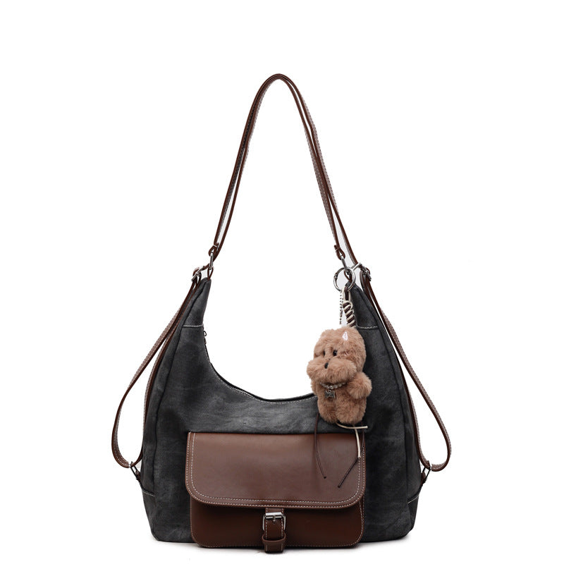 2025 new autumn/winter designer handbag - casual, versatile crossbody bag, multi-functional large capacity student backpack