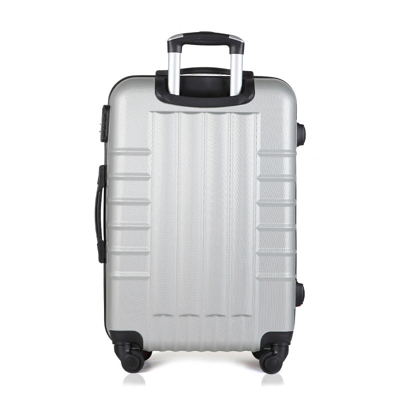 Cross-border ABS business tie rod suitcase 20 inch/24 inch/28 inch three-piece universal wheel password box boarding case