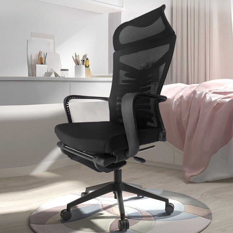 Adjustable computer chair - comfortable ergonomic arch support for home, office, and study