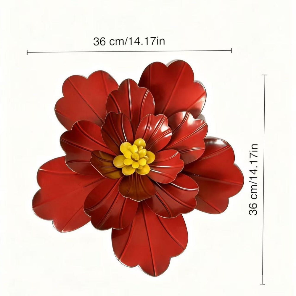 Manufacturer iron art flower ornaments home crafts metal ornaments jewelry iron art simulation ground plug courtyard decoration