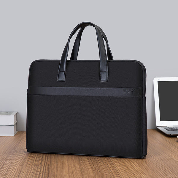 Yiyunchen Men's Briefcase Customized Business Document Bag Waterproof Briefcase Business Portable Conference Bag Printing