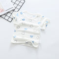 Baby short-sleeve t-shirt, summer infant top, 100% cotton, 0-4 years old, toddler summer outfit, boys' and girls' short-sleeve undershirt, trendy style