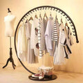 Simple clothes hanger clothing display rack bedroom for home coat rack floor-standing fashion clothes rack thickened clothes drying rack