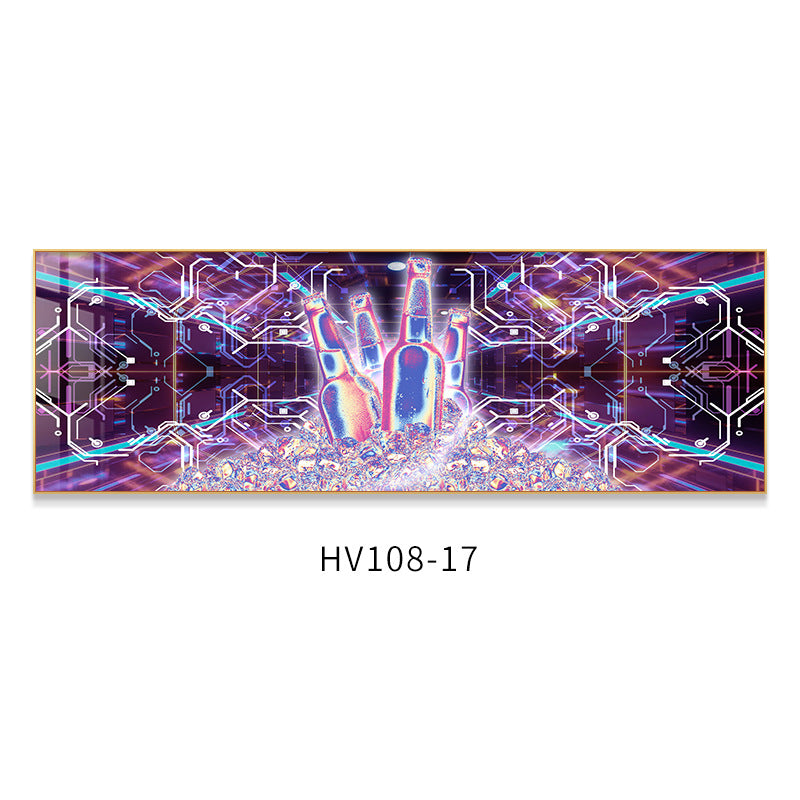 KTV box decoration painting hanging painting club room bar nightclub LED with light luminous lighting background wall mural