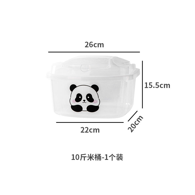 Rice bucket, household grain storage box, grain sub-packaging, sealed bucket, insect-proof and moisture-proof rice bucket 10kg food grade