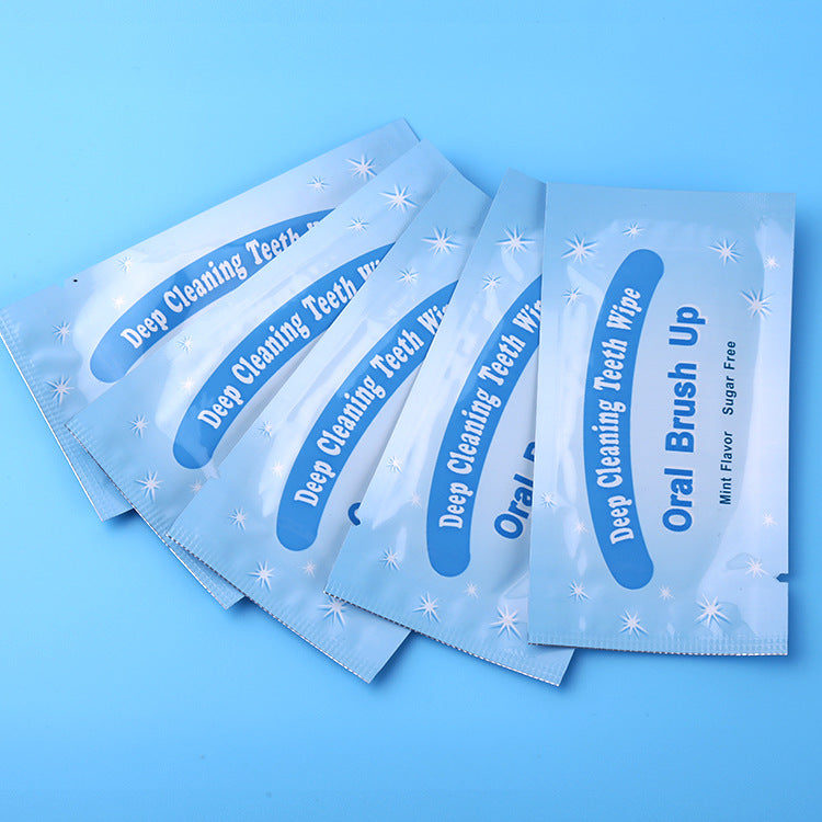 [Processing Customization] Mint Flavor, Oral Care Toothbrush/Tooth/Braces Cleaning Tablets, Disposable Finger Cover