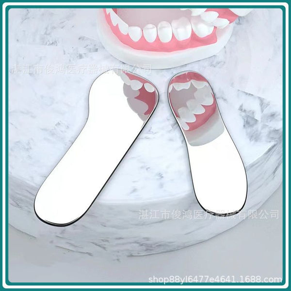 Dental glass reflector, orthodontic reflector for oral photography, dental mirror double-sided glass reflector