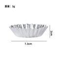 Aluminum alloy baking mold lace egg tart egg tart mold portuguese tart chrysanthemum cup round egg tart cup cake mold wholesale