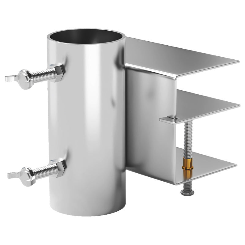 Sunshade umbrella holder for electric bikes and tricycles - complete set for market stalls - secure, metal, and stable