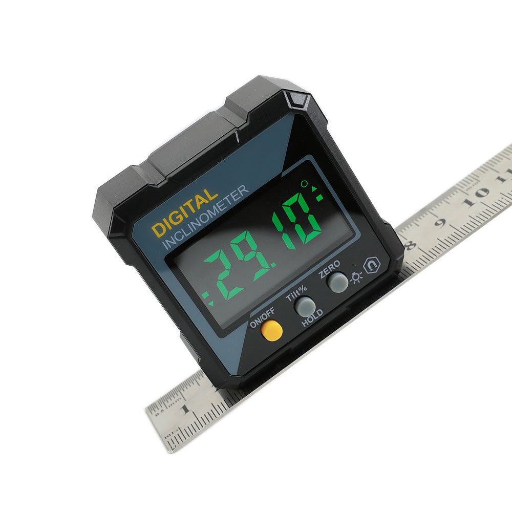 Electronic digital display inclinometer, slope level protractor, angle ruler tilt box wholesale