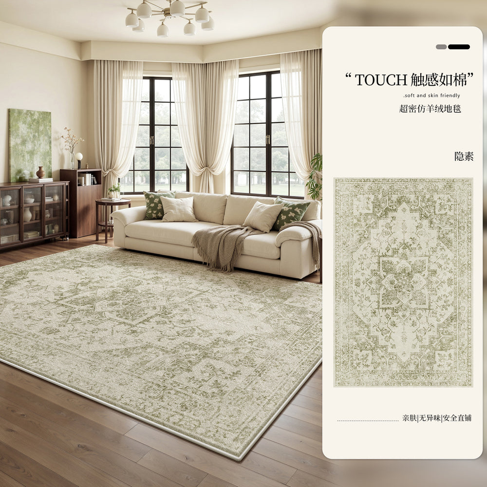 persian-style carpet living room accessible luxuryclassy bedroom ethnic bohemia scandinavian non-slipthickened floor mat