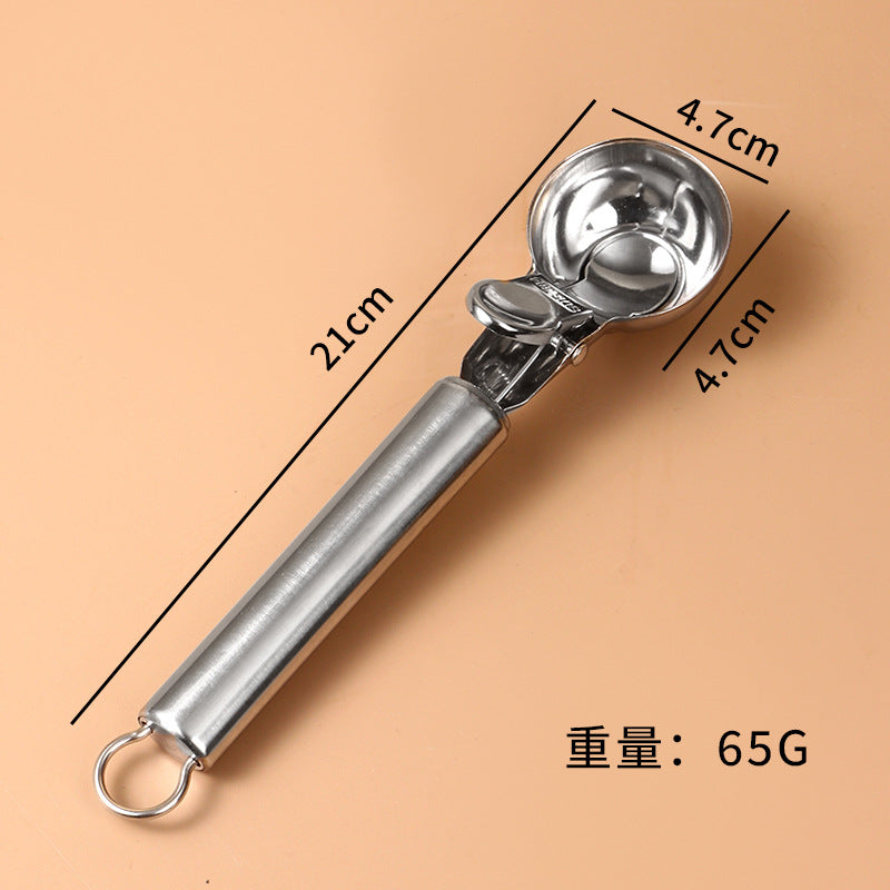304 stainless steel pressing ice cream spoon ball digger ice cream spoon ice cream spoon digger ice cream cream digger ball spoon