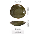 8inch soup plate-retro green