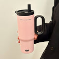 Twilight ice king cup 316 stainless steel thermos cup high-looking large-capacity cold-keeping straw cup outdoor sports water cup