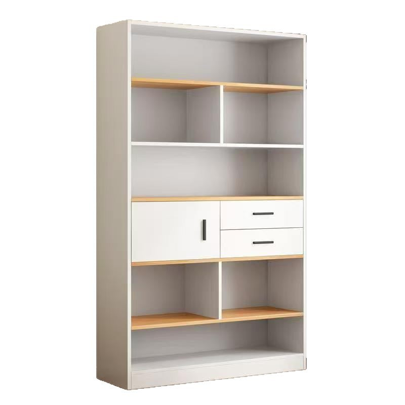 Bookcase floor-standing locker for home living room display cabinet wall-mounted storage locker bedroom with door dust-proof bookshelf