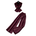 Light mature style vest high waist casualloose pants two-piece set women's summerclassy sense silmslimming look skirt suit