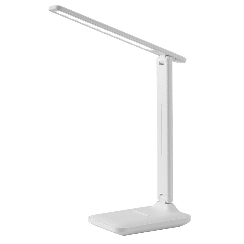Eye-care desk lamp - touch dimming, color temperature adjustment, rechargeable study lamp for students, dorms, kids' bedrooms, and bedside use