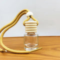 5ml car pendant perfume bottle lanyard glass bottle aromatherapy bottle essential oil refill empty bottle car decoration special shape