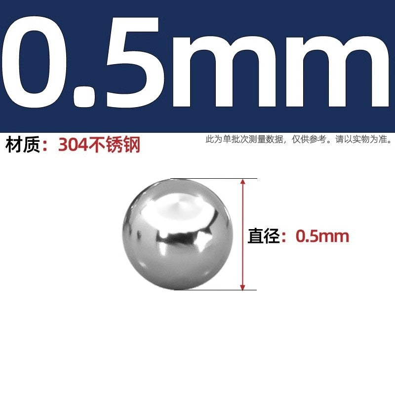 304 Stainless Steel Precision Bearing Steel Ball Solid Small Ball Ball Ball 0.5-6 - 8-9-30 - 60mm